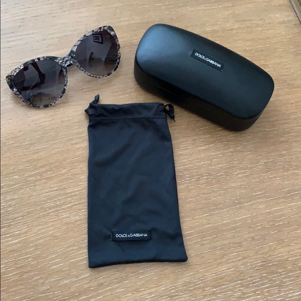 Dolce & Gabbana Lace Sunglasses